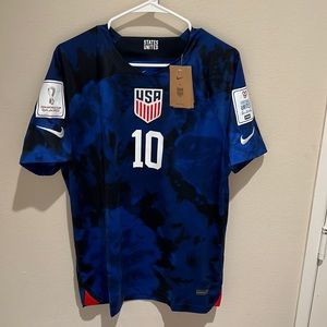 BNWT Christian Pulisic World Cup 2022 USA Away Jersey Soccer/Football Size L